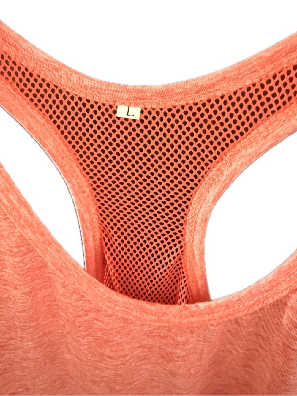 Orange Workout Tank - Picture 3 of 3